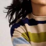 White Stuff Kitty Stripe Cashmere Jumper Nat Multi - La Vie en Rose Damesmode