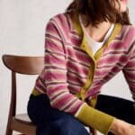 White Stuff Lulu Pattern Cardi Pink Multi - La Vie en Rose Damesmode