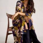 White Stuff Rua Jersey Shirt Dress Navy Multi - La Vie en Rose Damesmode