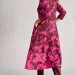 White Stuff Rua Jersey Shirt Dress Pink Print- La Vie en Rose Damesmode