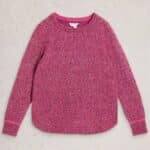 White Stuff Talia Nep Jumper Dark Plum - La Vie en Rose Damesmode