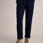 White Stuff Twister Cord Trousers Dark Navy - La Vie en Rose Damesmode