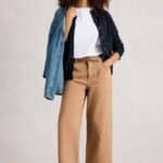 White Stuff Lulu Embroidered Cardi Navy Multi - La Vie en Rose Damesmode